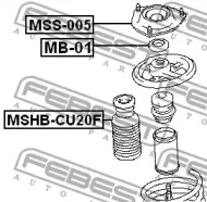 ПІДШИПНИК ОПОРИ ПЕРЕДНЬОГО АМОРТИЗАТОРА FEBEST MB-01