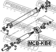 Підшипник підвісний FEBEST MCB-KB4