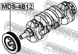 Шків FEBEST MDS-4B12