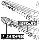 ПИЛЬОВИК РУЛЬОВОЇ РЕЙКИ FEBEST MRKB-CU20