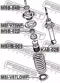 Защитный колпак / пыльник FEBEST MSHB-001