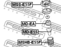 Пильовик амортизатора FEBEST MSHB-E55F