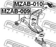 САЙЛЕНТБЛОК ЗАДНІЙ ПЕРЕДНЬОГО ВАЖЕЛЯ FEBEST MZAB-010
