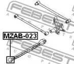 САЙЛЕНТБЛОК ЗАДНЬОЇ ПОДОВЖНЬОЇ ТЯГИ FEBEST MZAB-023