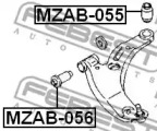 САЙЛЕНТБЛОК ПЕРЕДНІЙ ПЕРЕДНЬОГО ВАЖЕЛЯ FEBEST MZAB-056