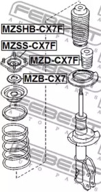 Відбійник амортизатора FEBEST MZD-CX7F