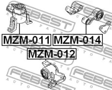 Подушка двигателя FEBEST MZM-014