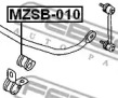 ВТУЛКА ЗАДНЬОГО СТАБІЛІЗАТОРА D16 FEBEST MZSB-010