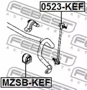 Втулка стабілізатора FEBEST MZSB-KEF