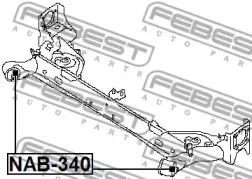 Сайлентблок FEBEST NAB-340