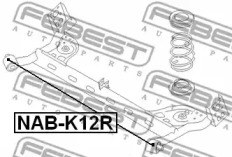 Сайлентблок FEBEST NAB-K12R