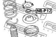 ПОДШИПНИК ОПОРИ ПЕРЕДНЬОГО АМОРТИЗАТОРА FEBEST NB-P12