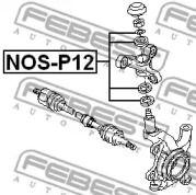 РЕМКОМПЛЕКТ ВАЖЕЛЯ ПІДВІСКИ 4 PCS FEBEST NOS-P12