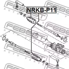 ПИЛЬОВИК РУЛЬОВОЇ РЕЙКИ FEBEST NRKB-P11