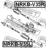 Пильник кермової рейки FEBEST NRKB-V35R