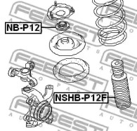 Пильник амортизатора FEBEST NSHB-P12F