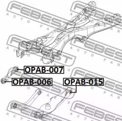 Сайлентблок FEBEST OPAB-015