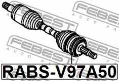 Диск датчика, ABS FEBEST RABS-V97A50