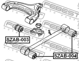 Сайлентблок FEBEST SZAB-004