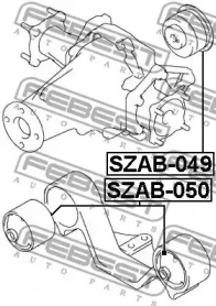 САЙЛЕНТБЛОК ЗАДНЬОГО ДИФЕРЕНЦІАЛА FEBEST SZAB-049