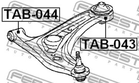 Сайлентблок FEBEST TAB-044