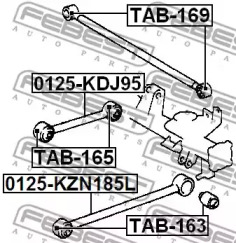 Подвеска FEBEST TAB-165