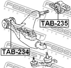 Сайлентблок FEBEST TAB-234