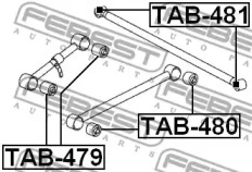 Сайлентблок FEBEST TAB-479