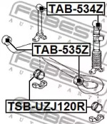 Втулка стабилизатора подвески FEBEST TAB-535Z