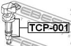 Накiнечник котушки запалення FEBEST TCP-001