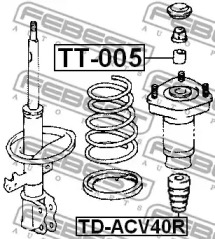 Отбойник амортизатора FEBEST TD-ACV40R