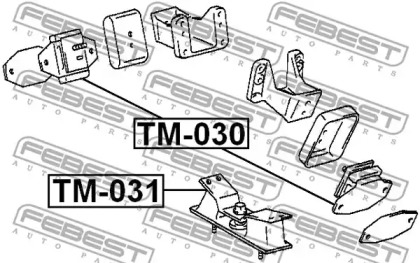 Подушка двигуна FEBEST TM-030