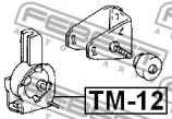 Подушка двигателя FEBEST TM-12