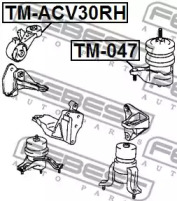 Подушка двигуна FEBEST TM-ACV30RH