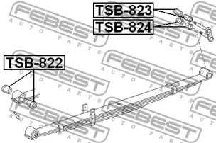 Втулка FEBEST TSB-823