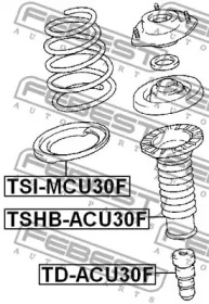 Пыльник амортизатора FEBEST TSHB-ACU30F