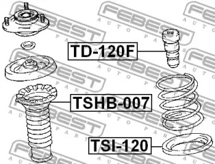 Проставка пружини FEBEST TSI-120