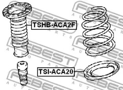 Проставка пружини FEBEST TSI-ACA20