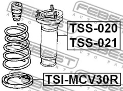 ПРОСТАВКА ЗАДНЬОЇ ПРУЖИНИ НИЖНЯ FEBEST TSI-MCV30R