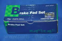 Комплект гальмівних колодок з 4 шт. дисків PARTS-MALL PKA-002