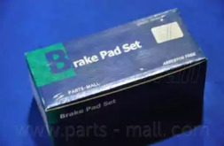 Комплект гальмівних колодок с 4 шт. дисків PARTS-MALL PKA-021