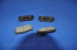 Комплект гальмівних колодок с 4 шт. дисків PARTS-MALL PKB-008