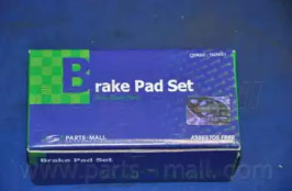 Комплект гальмівних колодок с 4 шт. дисків PARTS-MALL PKB-023
