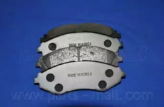 Комплект гальмівних колодок с 4 шт. дисків PARTS-MALL PKC-003