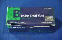 Комплект гальмівних колодок з 4 шт. дисків PARTS-MALL PKF-004