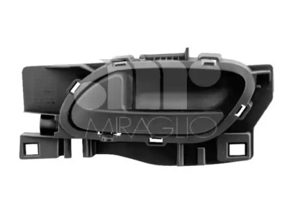 Ручка дверей (передніх/всередині) (R) Citroen Berlingo/Jumpy/Fiat Scudo/Peugeot Expert/Partner 07- (чорна) MIRAGLIO 60/165