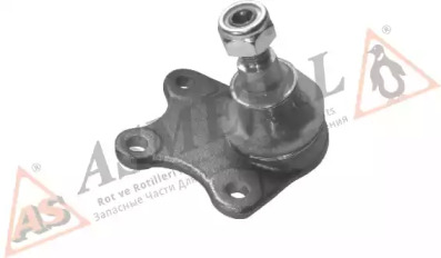 Опора кульова (передня/знизу/L) Audi A2/Skoda Fabia/Roomster/VW Polo 99-10 ASMETAL 10VW2010