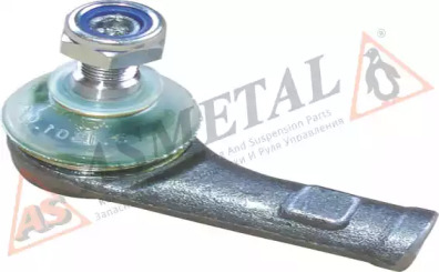 Наконечник тяги рульової (L) Audi A3/Skoda Octavia/VW Golf IV 95-10 (L=75mm) (короткий) ASMETAL 17VW1255