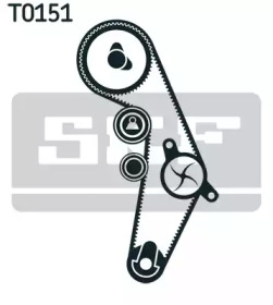 Комплект ременя ГРМ SKF VKMA 01918
