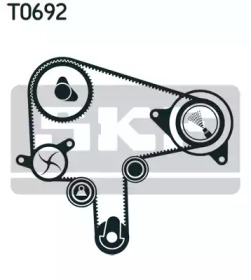 Комплект ГРМ Mazda 3/5/6 2.0D 05- SKF VKMA 94920